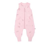 LAT Saco de Dormir para Bebé con Pies, 0,5 TOG 100% Algodón Saco de Dormir Verano con Bolsillos para bebé, Pijiama Manta con Pies para Bebé (Dinosaurio Rosa, M)