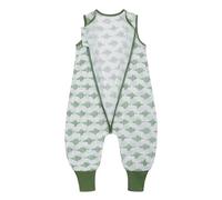 LAT Saco de Dormir para Bebé Con Pies 0.5 Tog, Verano, Algodón Muselina, Unisex Con Piernas para Niños Niñas (Raya, S/3-12 Meses)