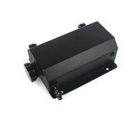 Lata Captura Aceite Aluminio Universal Tanque Depósito Refrigerante Radiador Desbordamiento Combustible Tapón Drenaje Respiradero 1L/2L Refrigerantes Del Motor(2LYH-Black)