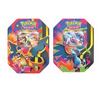 Lata Coleccionable Mega Charizard X-Ex & Y-Ex - Paquete 2Pzs - ITALIANO