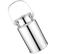 Lata de almacenamiento hermética de acero inoxidable para leche y vino, capacidad de 5 litros para almacenamiento de líquidos y sólidos