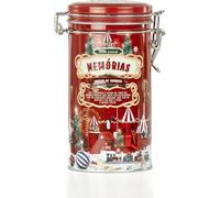 Lata de Bombones Recuerdos de Portugal - 100 g - Surtido de Bombones de Chocolate de 2 Tipos - Rellenos de Crema de Avellana y Rellenos de Leche - Producto Gourmet de Origen Portugués