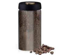 Lata de café hermética, recipiente de granos de café de 1,8 L, tarros de almacenamiento con tapa, herméticos, lata de café al vacío, recipiente para café al vacío, contenedor de almacenamiento de