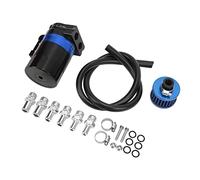 Lata de captura de aceite, bote de aceite de protección de motor de aleación de aluminio de doble cámara universal para