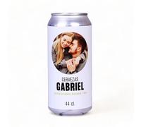 Lata de Cerveza Personalizada con Foto y Nombre Pack Cervezas Regalo