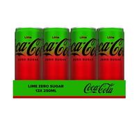 Lata de Coca Cola Zero Sugar Lime (12x 250 ml)