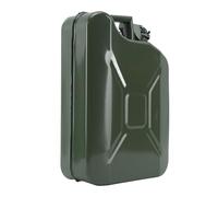 Lata de Gasolina de 2,6 Galones con Boquilla de Ventilación Automática, Contenedor de Combustible de Acero Inoxidable para Cortacésped de Coche, Motosierra y Más