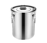 Lata de leche de acero inoxidable 304 con tapa sellada, jarra de agua de acero inoxidable 304, botella hermética para transporte de leche, depósito de té, barril de aceite sólido, 55 x 63 cm