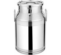 Lata de leche resistente de acero inoxidable, jarra de almacenamiento con tapa sellada de silicona para un transporte y almacenamiento seguros