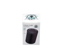 Lata de vacío para tabaco "Stash Tube" aluminio, negro, Ø 4,5 cm; altura 6,9 cm; individual