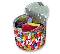 Lata personalizada Pick & Mix Dulces con diseño de bola de goma, regalo de cumpleaños, regalo de Navidad novedoso relleno de calcetines (mediano)