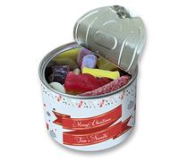 Lata personalizada Pick & Mix Dulces con diseño festivo de Navidad, regalo de cumpleaños, regalo de Navidad novedoso relleno de calcetines (mediano)