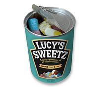 Lata personalizada Pick & Mix Dulces con divertido diseño de frijoles horneados, regalo de cumpleaños, regalo de Navidad para relleno (grande)