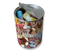 Lata personalizada Pick & Mix Sweets con diseño de dulces mezclados, regalo de cumpleaños, regalo de Navidad novedoso relleno de calcetines (grande)
