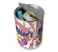 Lata personalizada Pick & Mix Sweets con diseño de piruleta, regalo de cumpleaños, regalo de Navidad para relleno (grande)