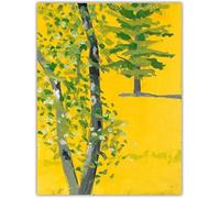 LATAFA Alex Katz Posters Alex Katz Wall Art 《Paisaje de árboles》 Pintura en Lienzo Impresiones Famosas de Alex Katz Imágenes de Alex Katz para decoración del hogar 50x70cmx1 Sin Marco