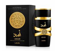 Lataffa Asad Eau de Parfum 100ml para Hombre - Perfume Árabe Masculino Intenso, Dulce Especiado y Amaderado - Larga Duración y Gran Proyección (asad)