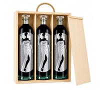 Latarce | Vermut Gilda Rojo | Más de 30 Hierbas Aromáticas | Elaborado con Vino de Toro | Pack 3 Botellas 75 aja de Madera | Aperitivo Premium Ideal para Regalo