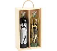 Latarce | Vermut Gilda Rojo y Blanco | Más de 30 Hierbas Aromáticas | Elaborado con Vino de Toro | Pack 2 Botellas 75 aja de Madera | Regalo Premium Gourmet