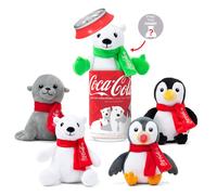 Latas de Coca-Cola! Peluche coleccionable de 12 cm en lata de 355 ml. El personaje var a. Colecci nalos todos!