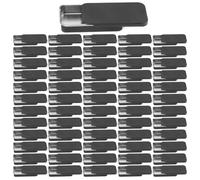 Latas de metal | Pastilleros rectangulares de metal - Juego de 60 latas portátiles reutilizables con tapa deslizante para té, caramelos, pastillas, manualidades, viajes, senderismo, organización de