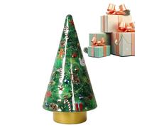 Latas de Navidad para caramelos, árbol de Navidad, de aperitivos con | Cajas de recuerdos de fiesta para niños, adolescentes, adultos, decoradores, padres, familias, fiestas, reuniones, eventos