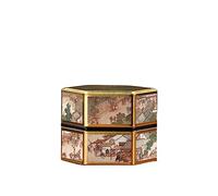 Latas vacías de hojalata de metal, lata de té estilo chino, recipiente de metal vintage para té, azúcar, café (S-C)
