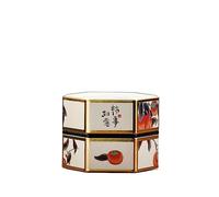 Latas vacías de hojalata de metal, lata de té estilo chino, recipiente de metal vintage para té, azúcar, café (S-A)