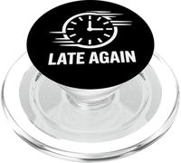 Late Again Ceguera del Tiempo Tarde PopSockets PopGrip para MagSafe
