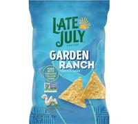 Late July Snacks, Garden Ranch Tortilla Chips, bolsa de 221 ml