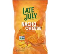Late July Snacks Nacho Queso Tortilla Chips, Bolsa de 221 ml