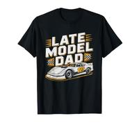 Late Model Papá Corredor De Pista Tierra Noche Camiseta