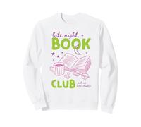 Late Night Book Club Bookish Reading Novela Biblioteca Café Arte Sudadera