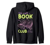 Late Night Book Club Bookish Reading Novela Biblioteca Café Arte Sudadera con Capucha