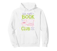 Late Night Book Club Bookworm Reading Just One More Chapter Sudadera con Capucha