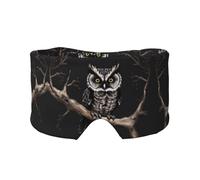 Late Night Owl - Máscara de ojos y orejeras ajustables para dormir, diadema unisex para dormir de lado (26.8 x 4.3 pulgadas), cubierta cómoda para viajes en interiores y exteriores, para yoga,