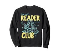 Late Night Reader Club Goose Book Lover Bookworm Bookish Sudadera