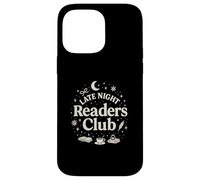 Late Night Readers Club Moon & Stars Book Lover Carcasa para iPhone 14 Pro MAX