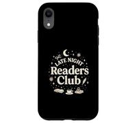 Late Night Readers Club Moon & Stars Book Lover Carcasa para iPhone XR