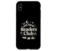Late Night Readers Club Moon & Stars Book Lover Carcasa para iPhone XS MAX
