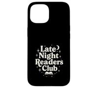 Late Night Readers Club - Moon & Stars Book Lover tee Carcasa para iPhone 15