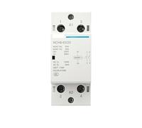 LATEAU Contactor de CA doméstico de 230V, 20A, 25A, 40A, 63A, 2NO, 1NC, 1NO, 2 NC, Mini Contactor Modular de CA for el hogar, Fase de 2 y 4 Polos(25A 2NO 2NC)