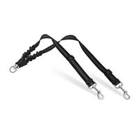 Latebebebe Dual Correa para Perros, Correa para Perros Prueba de explosión Reflectante Ajustable de Nylon de Servicio Pesado para Entrenamiento de Taring al Aire Libre