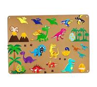 Latebebebe Libro Ocupado Libro Lindo Cartoon Dinosaur Tema de Desarrollo Educational Educational Baby Actividades para Preescolar, jardín de Infantes, educación en el hogar