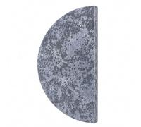 LATEEX® Esteatita media luna para The Bastard VX Grande, 49 x 24 x 3 cm, piedra extra fuerte de 3 cm para barbacoa de esteatita, barbacoa para carne, pescado y verduras.