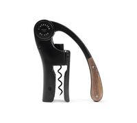 L’ATELIER DU VIN - Oeno Motion Wood & Black - Sacacorchos de palanca vertical - Metal mate y nogal sólido - Color negro