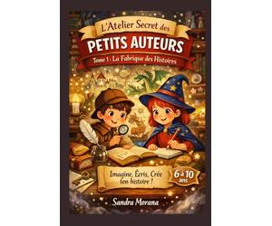 L'Atelier Secrets des Petits Auteurs - Tome 1 : La Fabrique des Histoires: Missions créatives pour inventer, écrire et illustrer sa propre histoire (6-10 ans) (La Bibliothèque des Petits Auteurs)