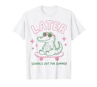Later Gator School's out for Summer Last Day of School Camiseta