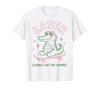 Later Gator School's out for Summer Last Day of School Camiseta