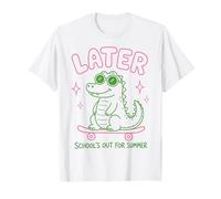 Later Gator School's out for Summer Last Day of School Camiseta